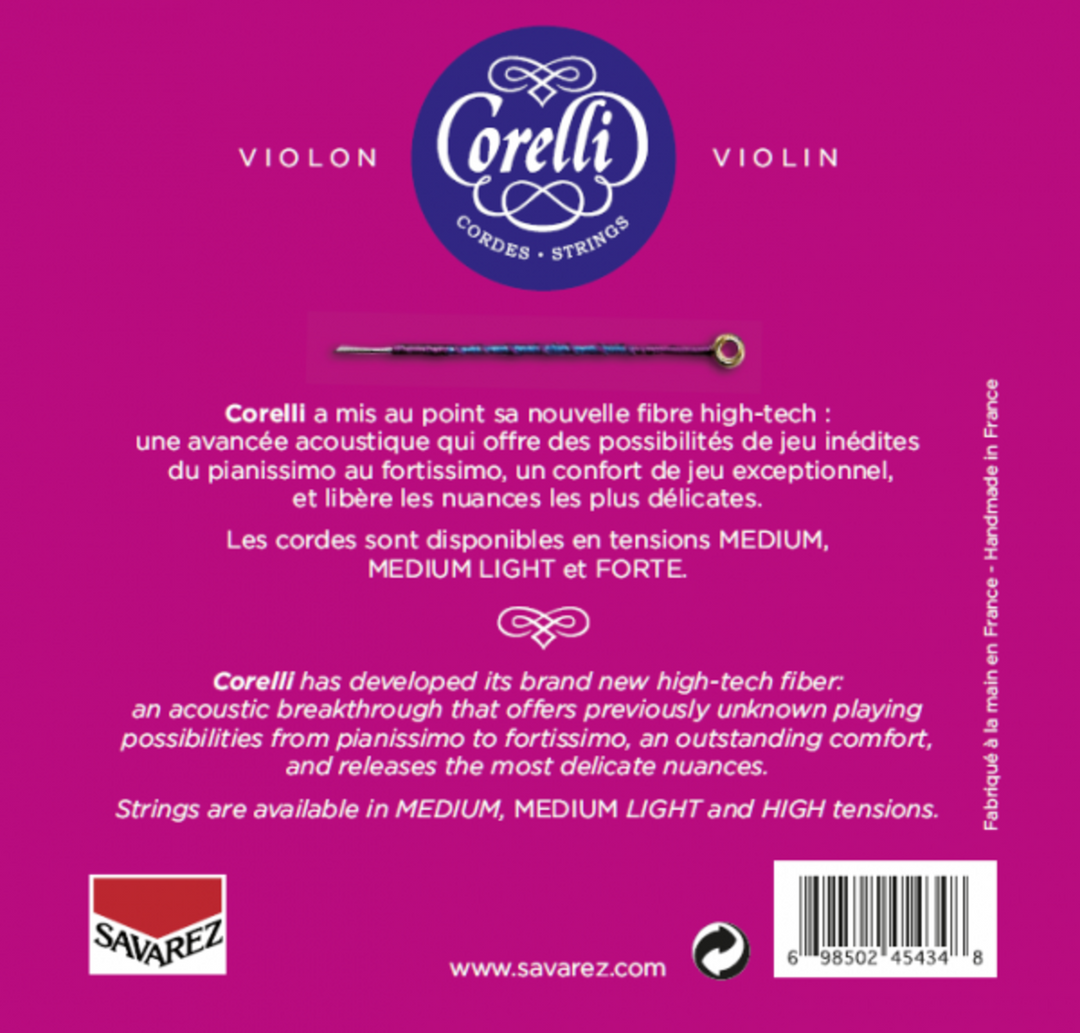 Corelli Corde per violino Cantiga - Medium (900M)