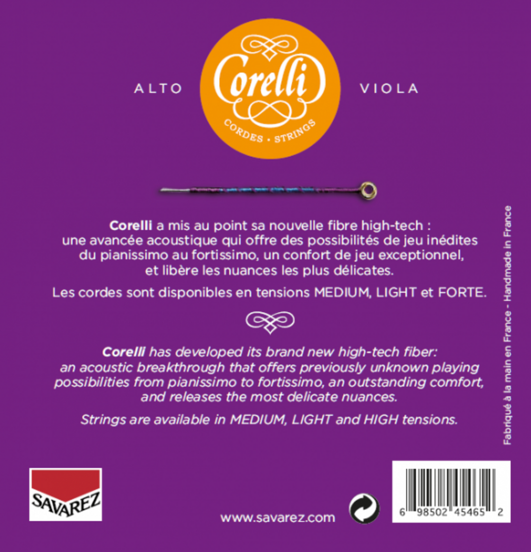 Corde Corelli per viola Cantiga - Forte (930F)
