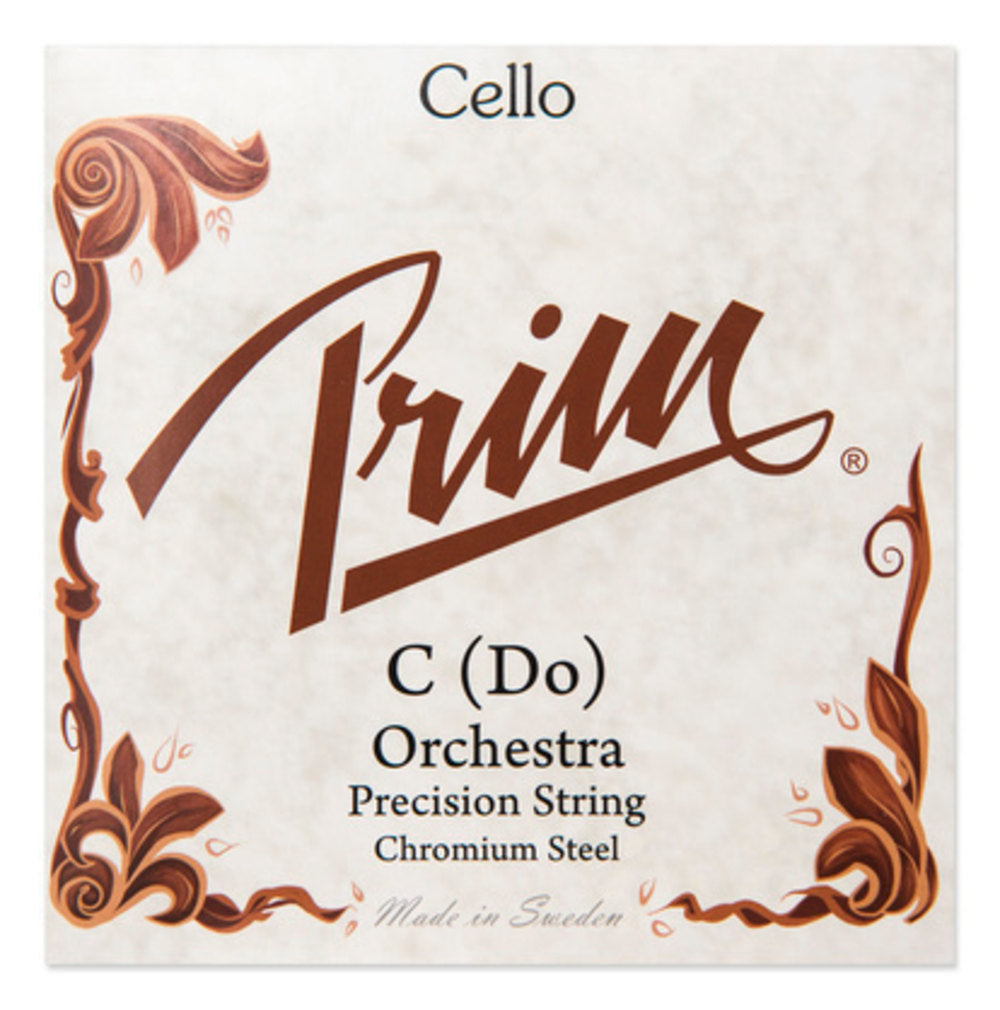 Prim corda C per violoncello, acciaio cromato, soft