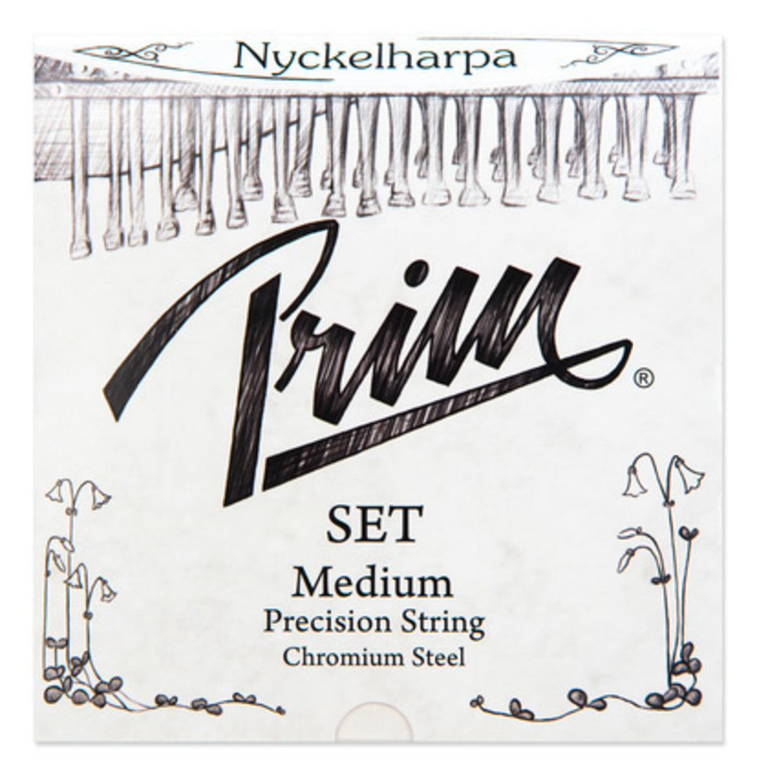 Prim Nyckelharpa corde in acciaio cromato - Set (Medium)