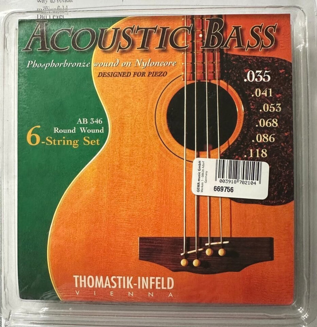 Thomastik-Infeld Corde per basso acustico in bronzo fosforoso - Set (6 corde)