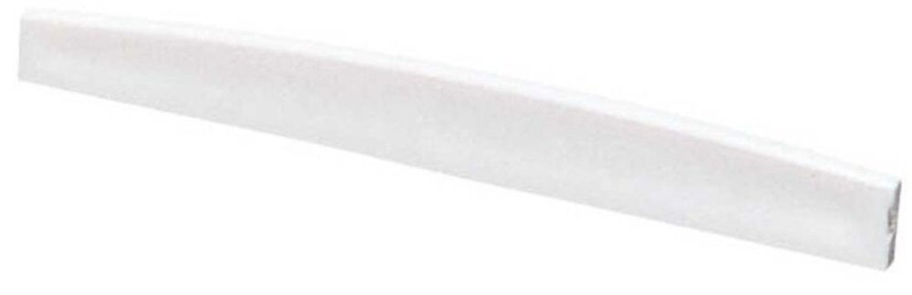 Fire & Stone ponticello in plastica, chitarra western, curvo, 77,0 x 9,4 x 3,0 mm