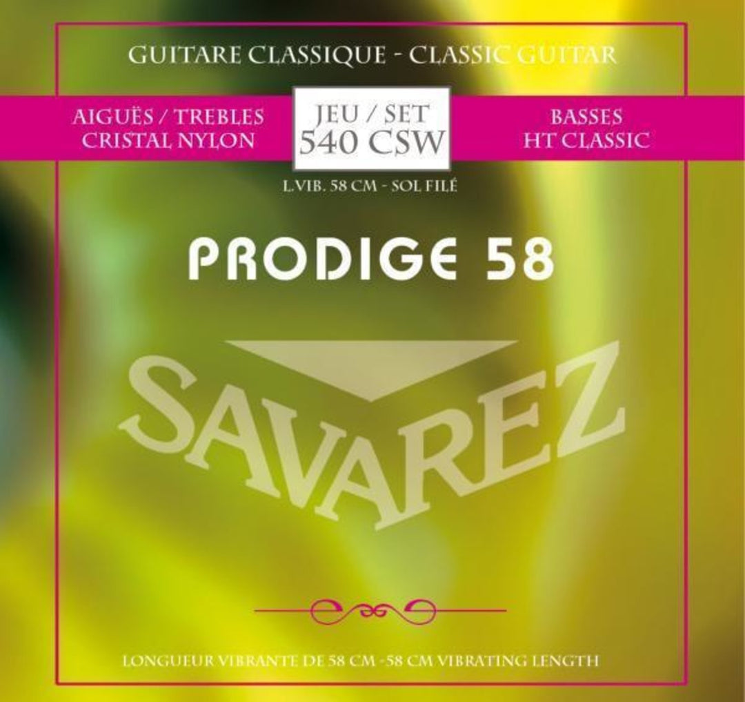 Savarez Strings for classic chitarre Prodige 38 Children's Guitar - 3/4-7/8 Nylon Gw (540CSW)