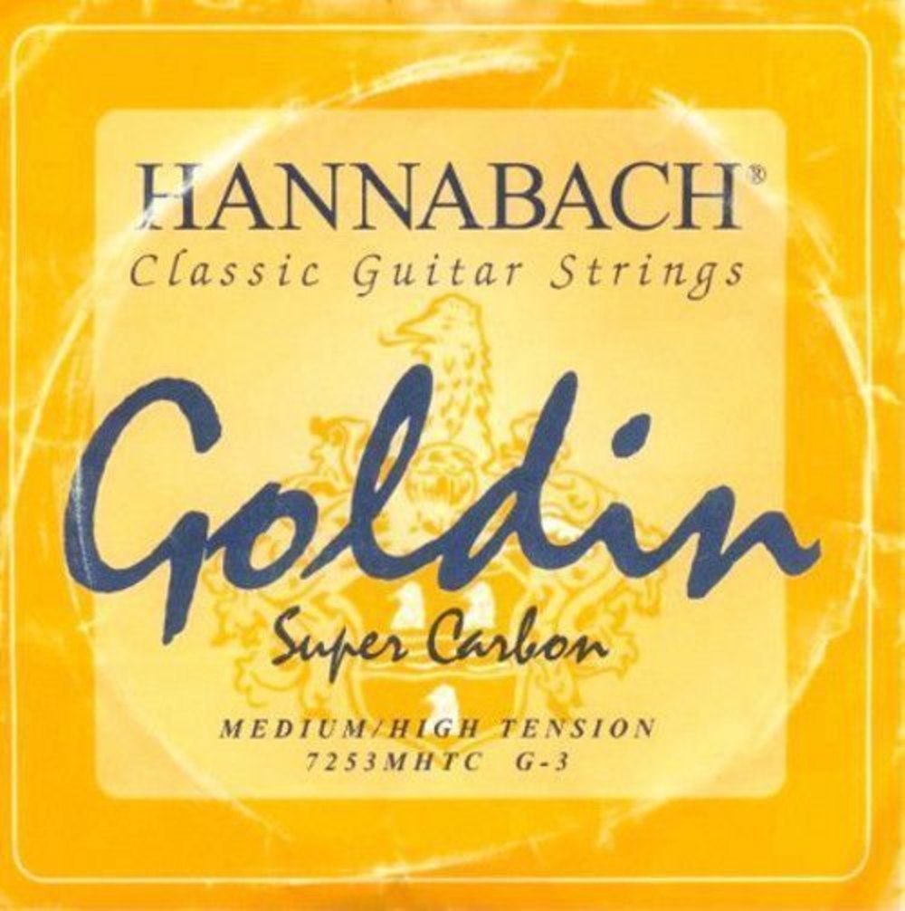 Hannabach 725 G3 corda acuta, chitarre classiche, medium/high tension