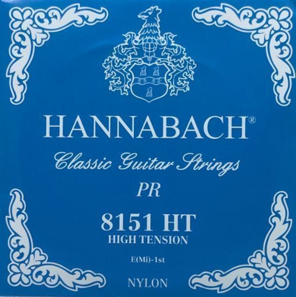 Hannabach 815 corda cantino E1 per chitarra classica, high tension