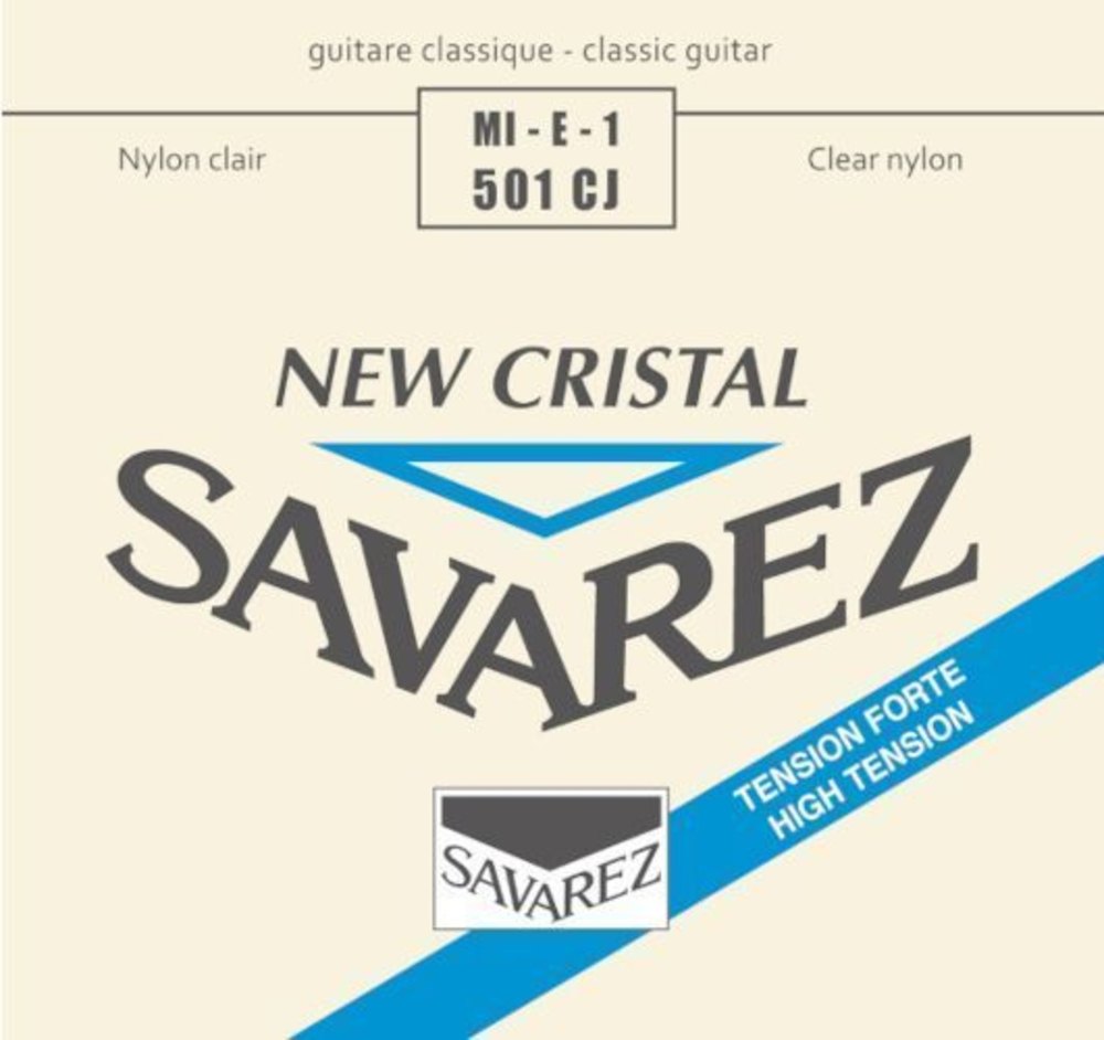 Savarez 501CJ Corum New Cristal corda cantino E1, High tension