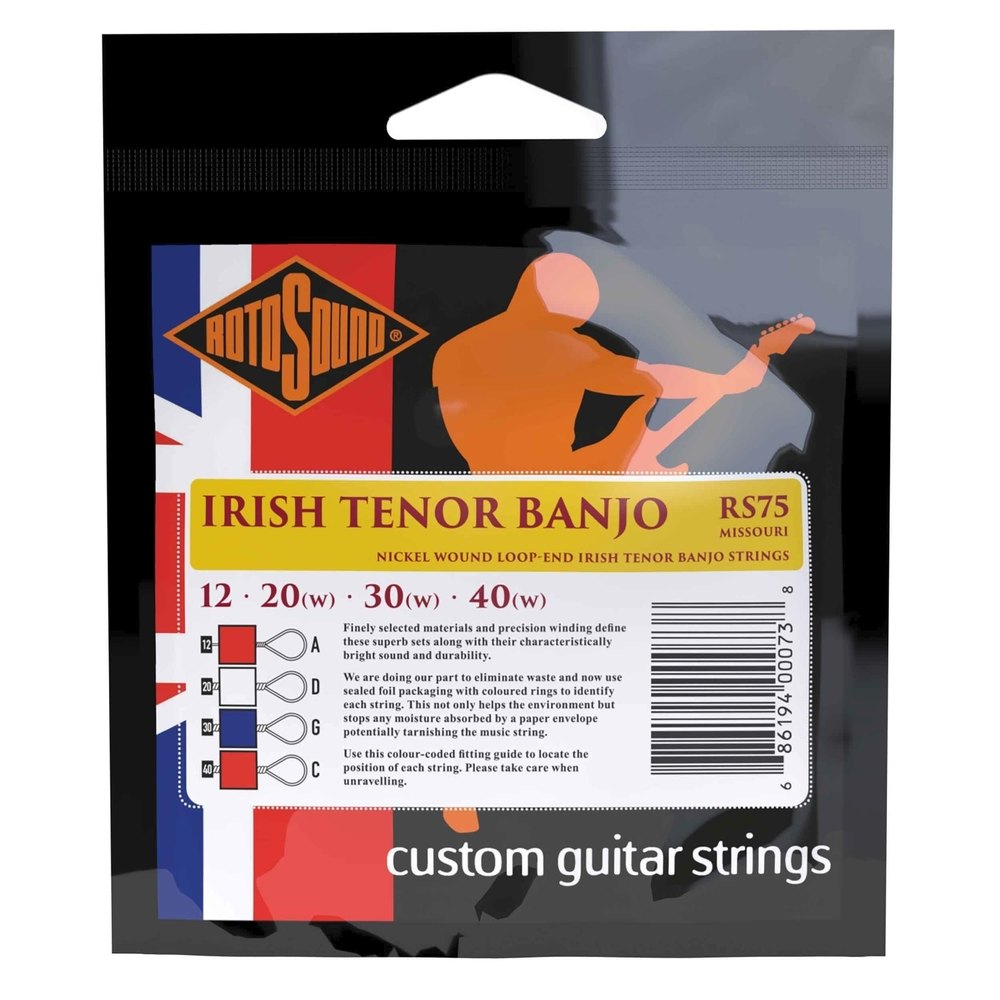 Rotosound RS75 Missouri set di corde per banjo tenore a 4 corde
