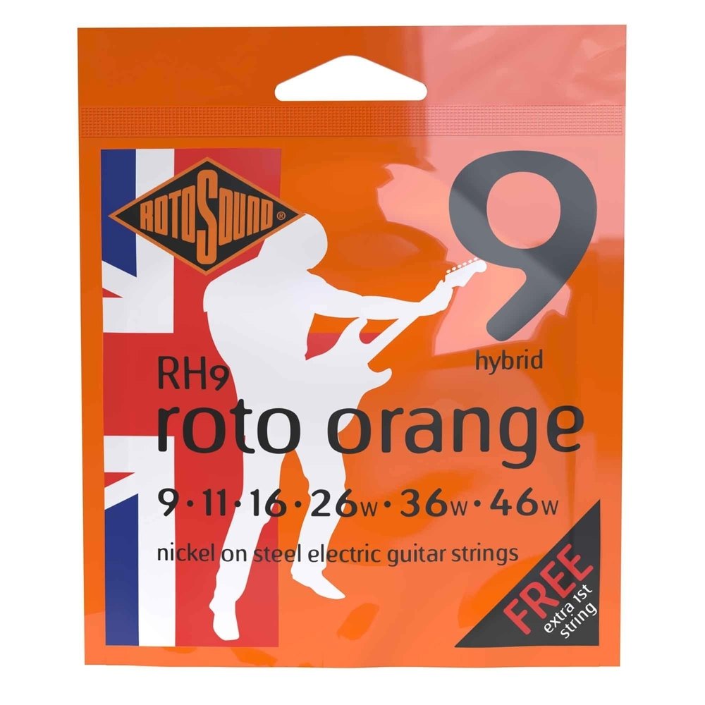 Rotosound Roto Orange RH9 corde per chitarre elettriche 9-46