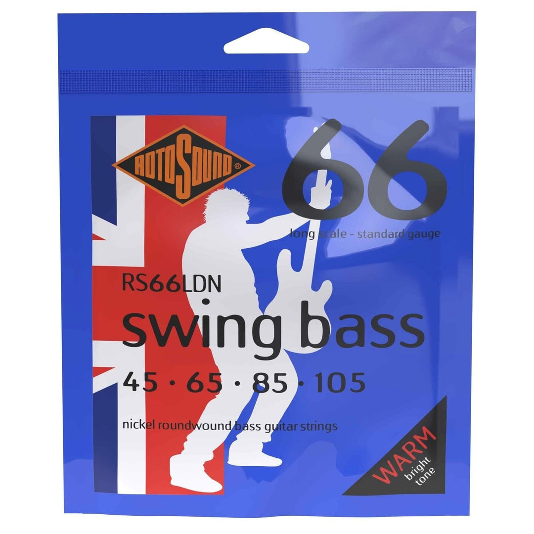 Rotosound E-Bass Strings Swing Bass 66 - Set 4-string Nickel Standard 45-105 (RS66LDN)