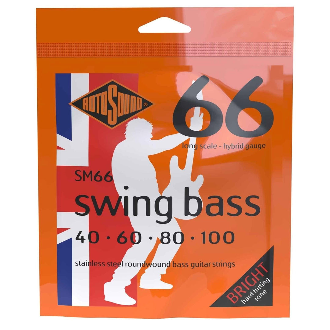 Corde per E-Basso Rotosound Swing Bass 66 - Set 4-string Hybrid 40-100 (SM66)