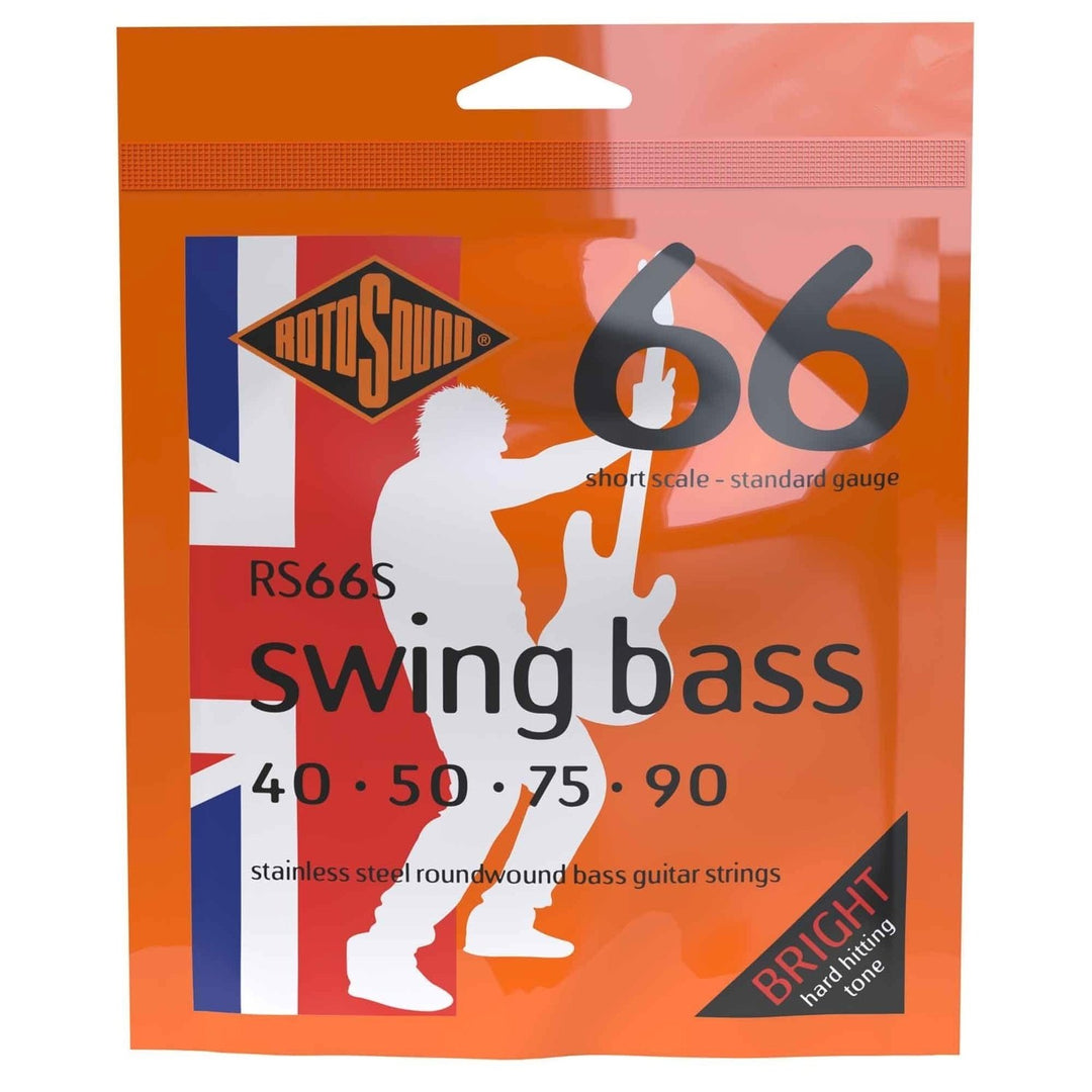 Rotosound Corde per E-Bass Swing Bass 66 - Set 4 corde Short Standard 40-90 (RS66S)