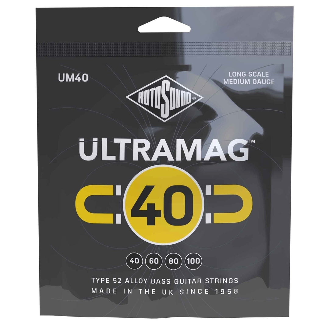 Rotosound Corde per E-Bass Ultramag - Set 4 corde Medium 40-100 (UM40)