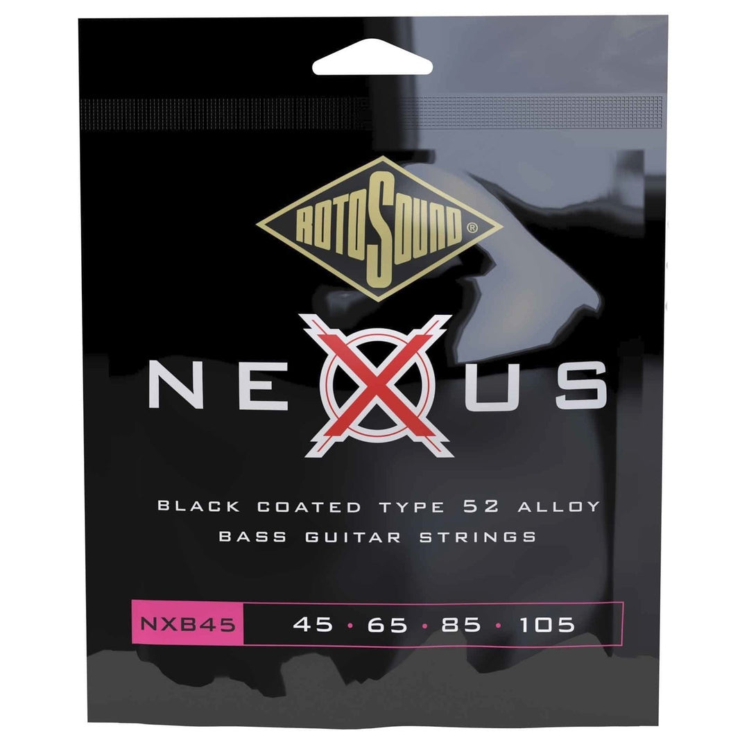 Rotosound Corde per basso elettrico Nexus Coated - Set 4 corde Custom 45 65 85 105 (NXB45)