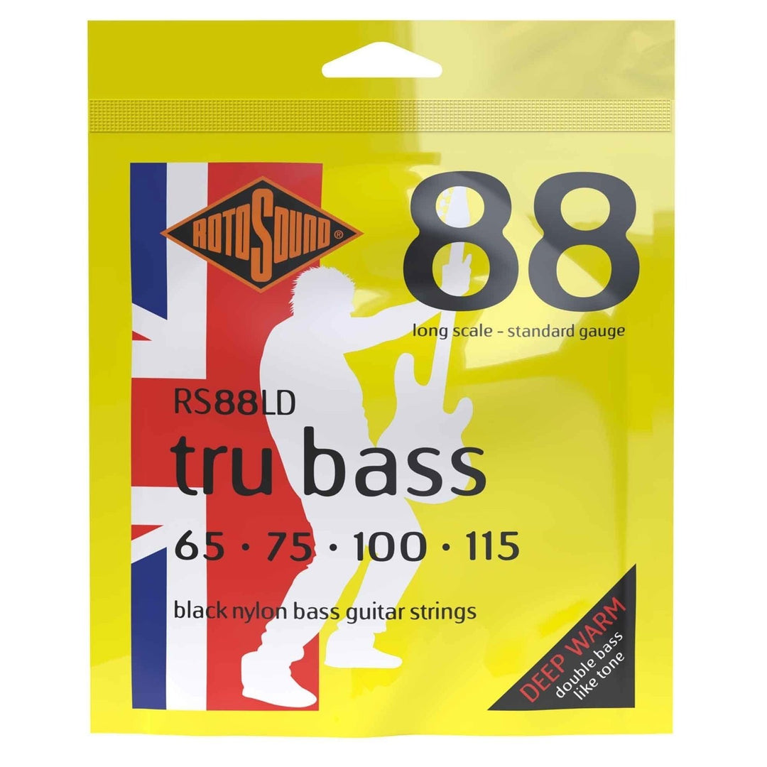 Rotosound E-Bass Strings Tru Bass 88 - Set 4 corde, scala medium (32"/810mm) fino a scala lunga (34"/860mm) (RS88LD)