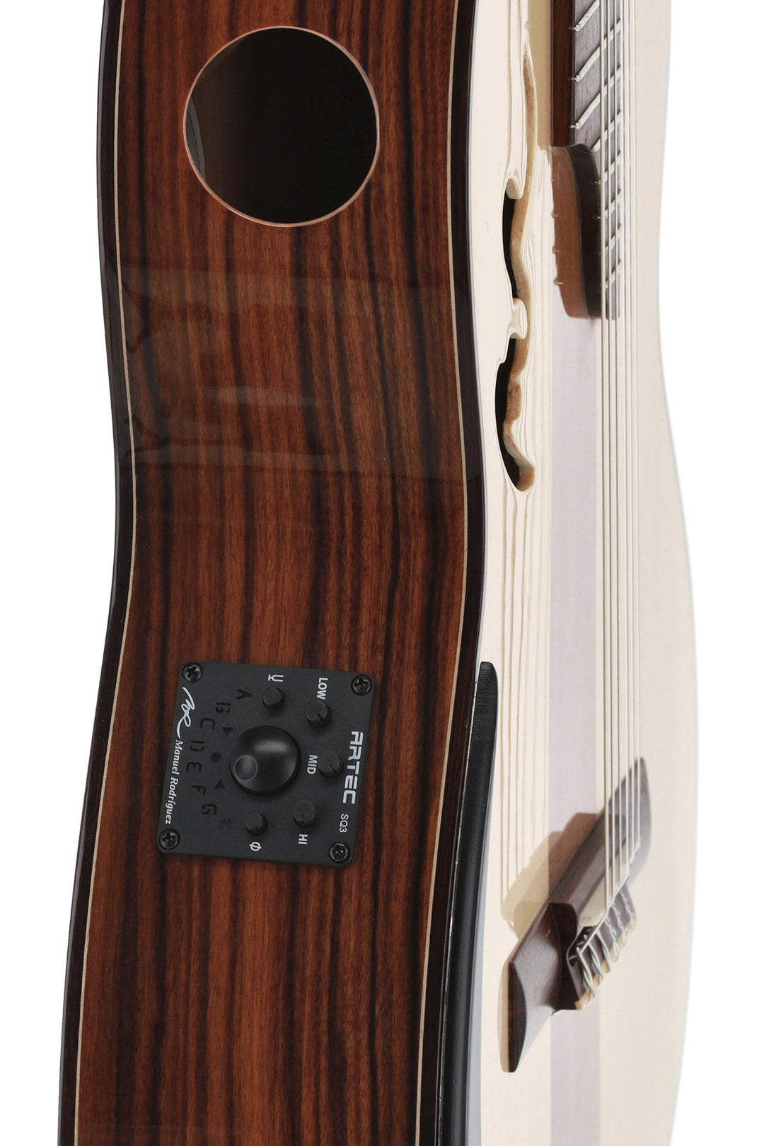 Manuel Rodriguez Elettroacustica Café Cortado Cutaway - Palissandro Santos (lucida)