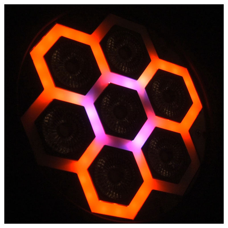 LIGHT4ME FRAME PAR 7x12 LED RGBW effetto luce spotlight