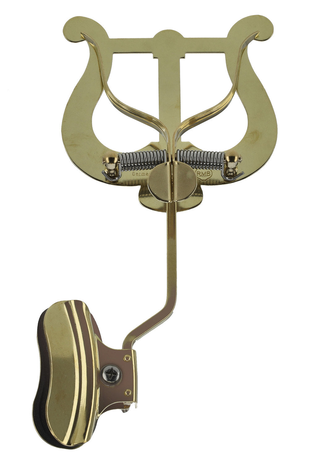GEWA lira per trombone, grande, ottone, morsetto per la campana