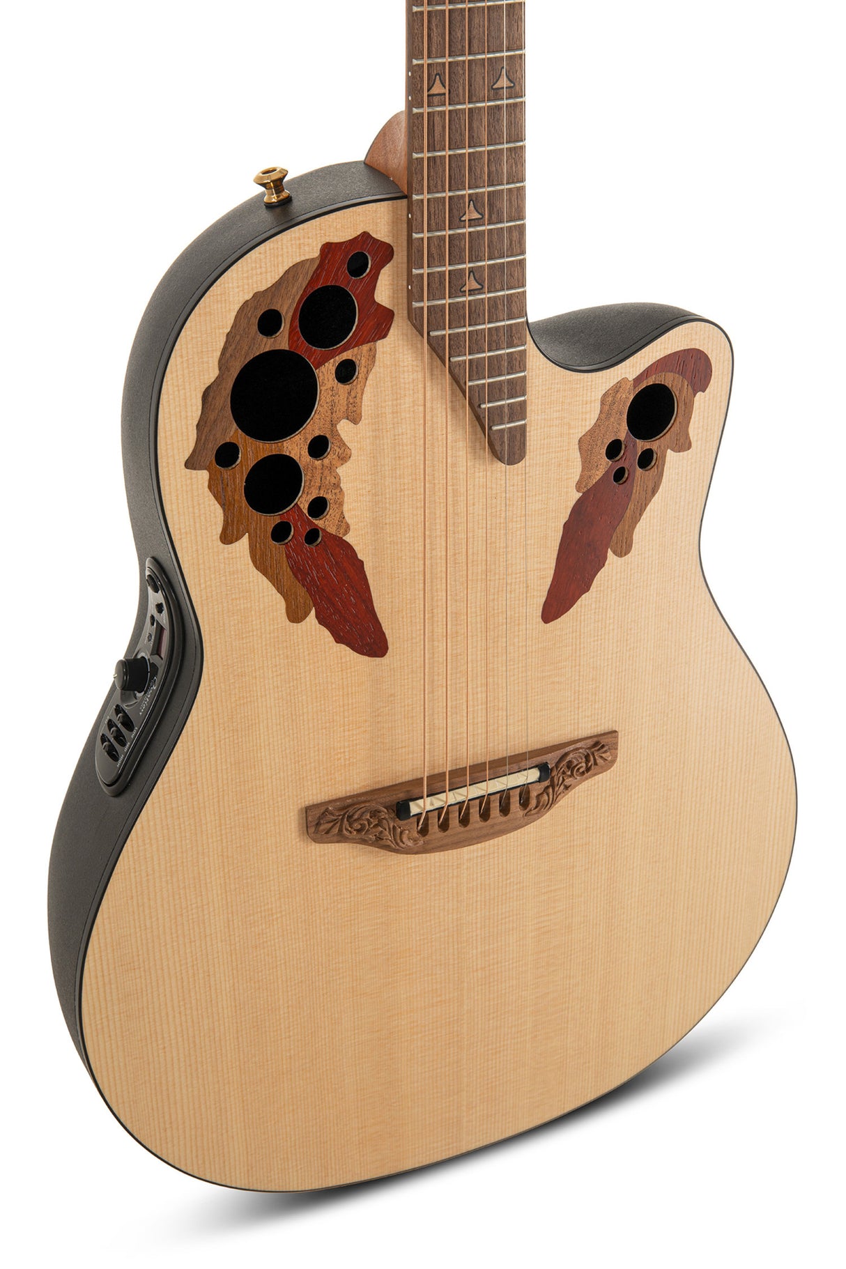 Ovation E-Acoustic Guitar Pro Series Elite USA - Natural Satin (1768-4S-G)