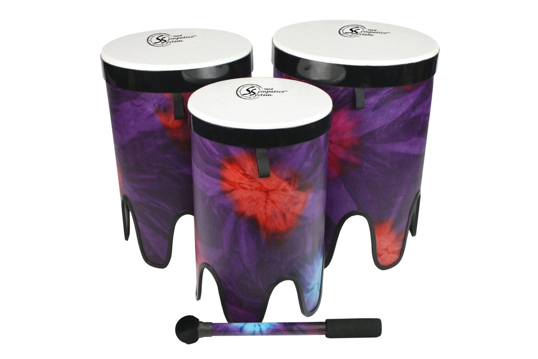 Toca Nesting Drums Tom Tom Freestyle II - Set da 3 pezzi (TSSNT-3PCWP-FDP)