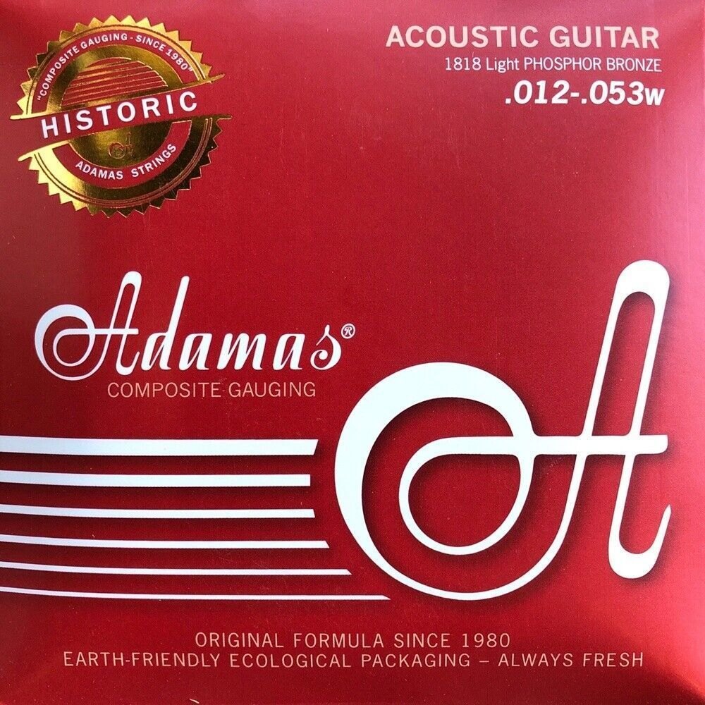 Corde per chitarra Adamas Historic Reissue 1818, Light .012-.053