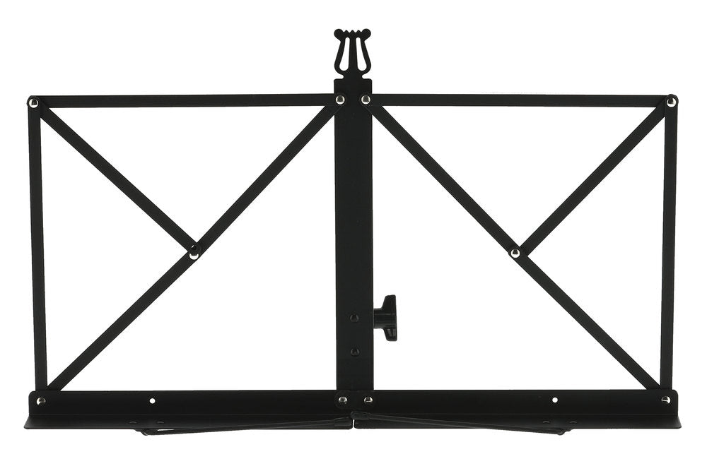 Leggio da tavolo GEWA, nero, 22 cm da chiuso, con borsa