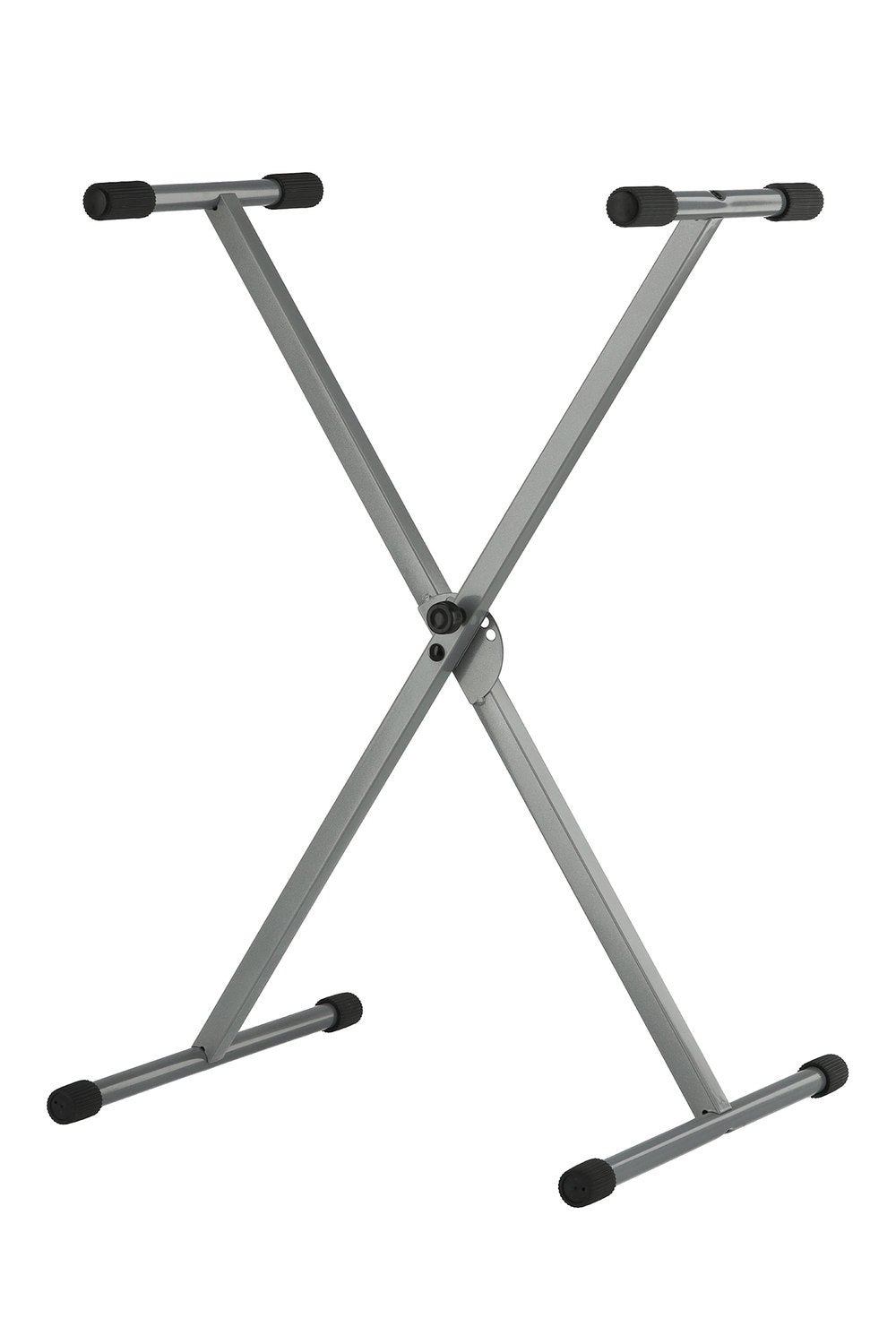 GEWA supporto per tastiera, a X singolo, argento