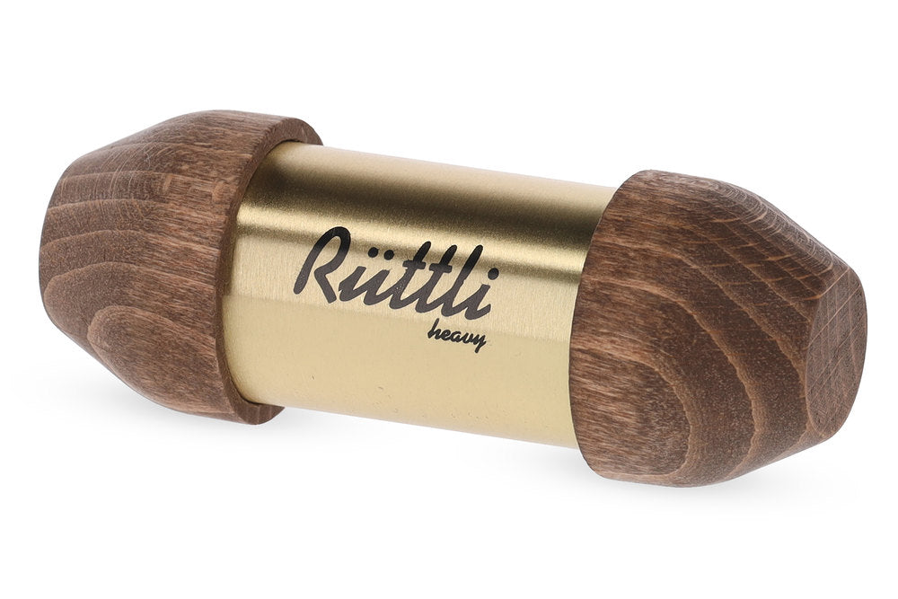 GEWA BSX shaker singolo in ottone con coperchio in noce