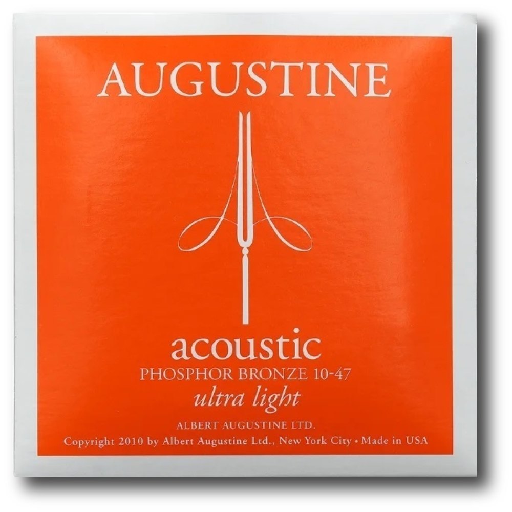 Augustine Acoustic Phosphor Bronze corde western, Ultra-Light 10-47