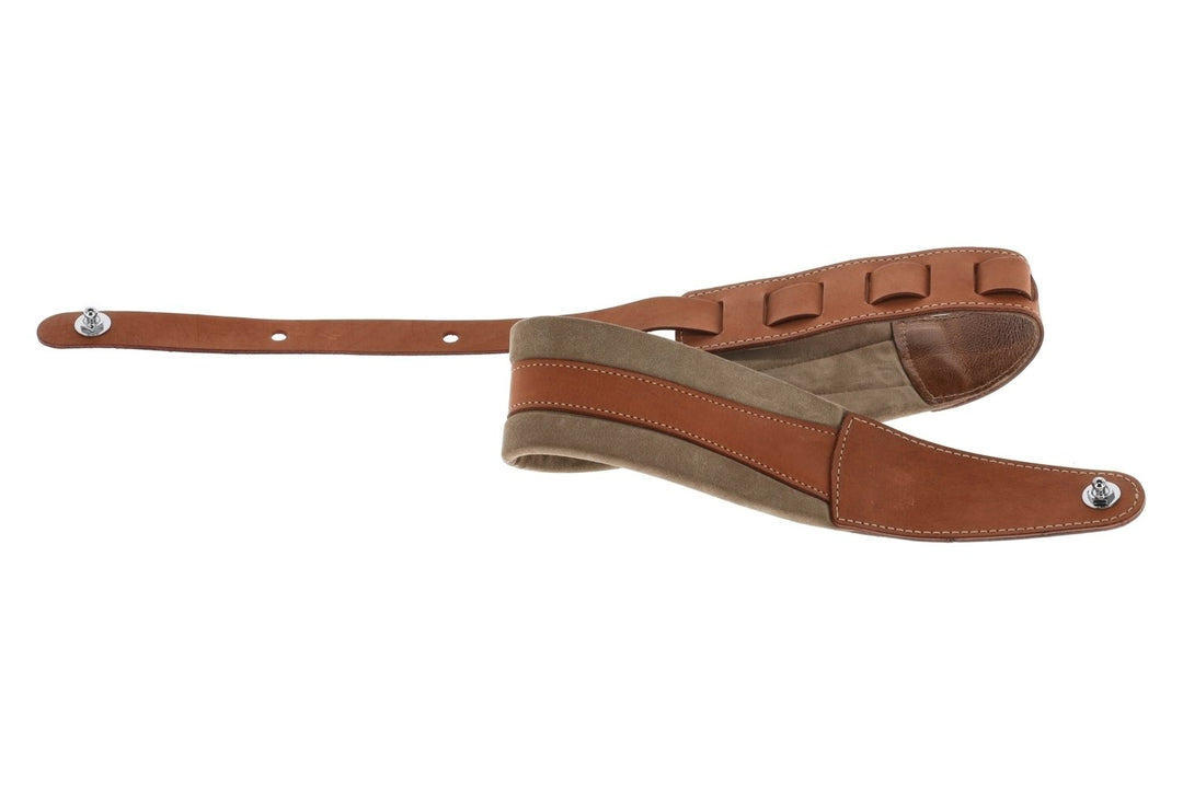 Cinghie per Chitarre GEWA Prestige 85 imbottite Security Locks - dry sand/brown