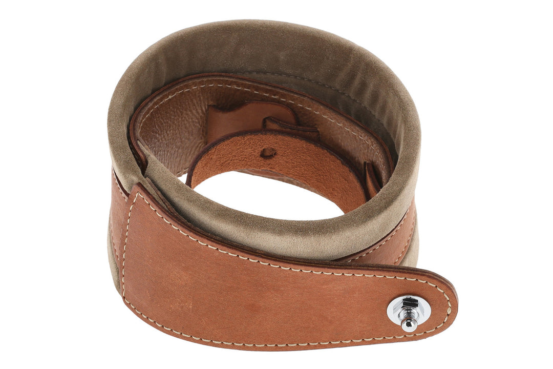 Cinghie per Chitarre GEWA Prestige 85 imbottite Security Locks - dry sand/brown
