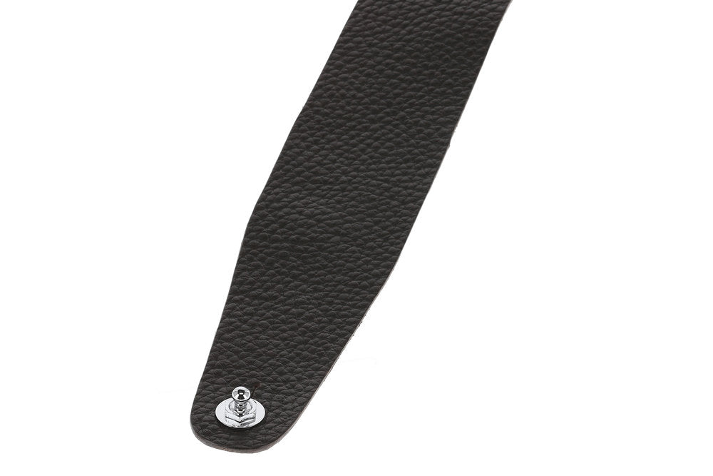 GEWA Premium Plain 70 tracolla per chitarre con Security Locks, marrone cioccolato