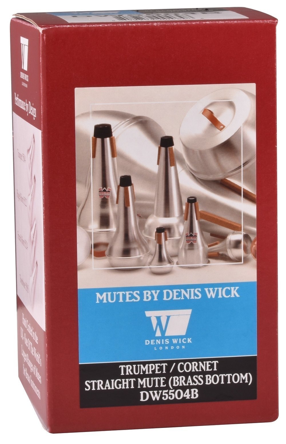 Denis Wick 5504B sordina straight per trombe, fondo in ottone