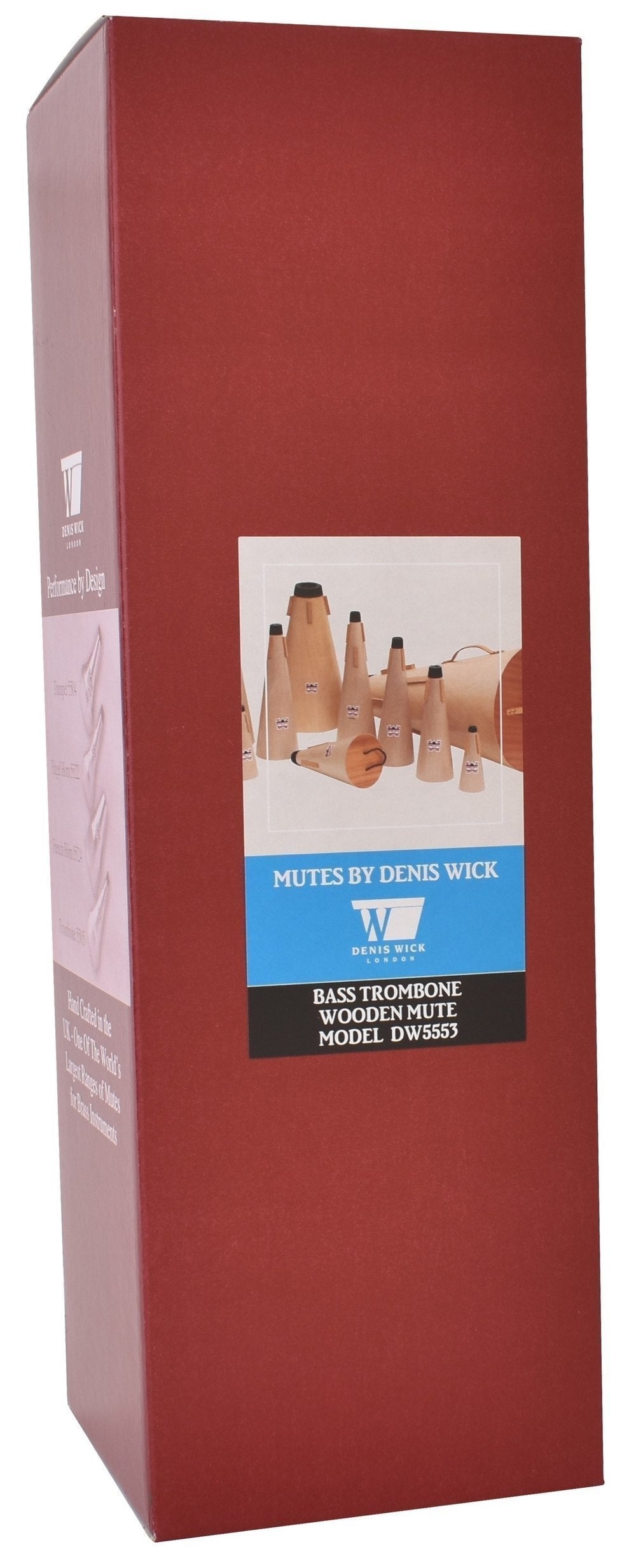 Denis Wick 5553 sordina straight in legno per trombone basso