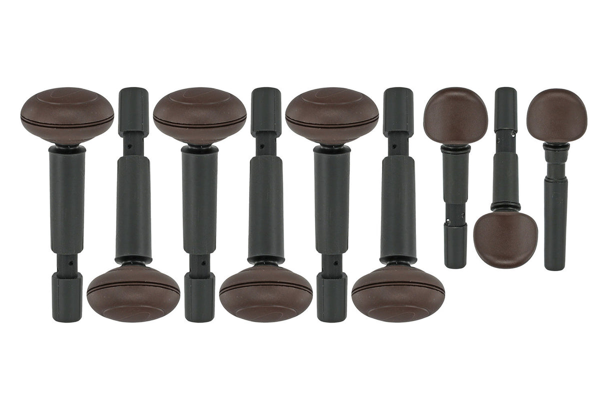 Wittner machine heads Fine tuning pegs for Tar - black/brown (270-AZ-TAR-09-BR)