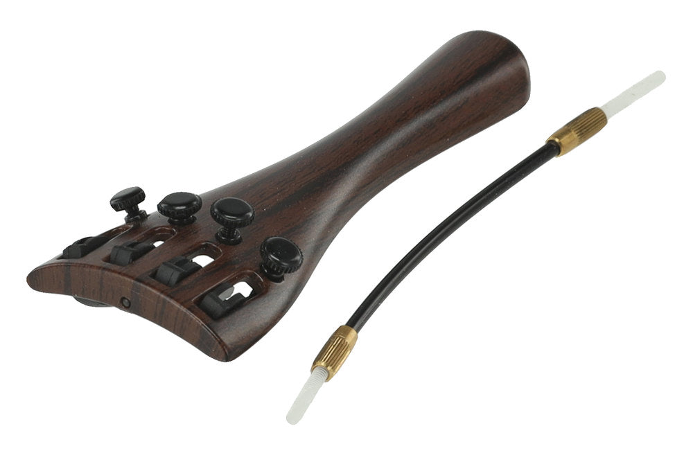 Wittner cordiera per violini 1/4, 4 fine tuner, colore palissandro