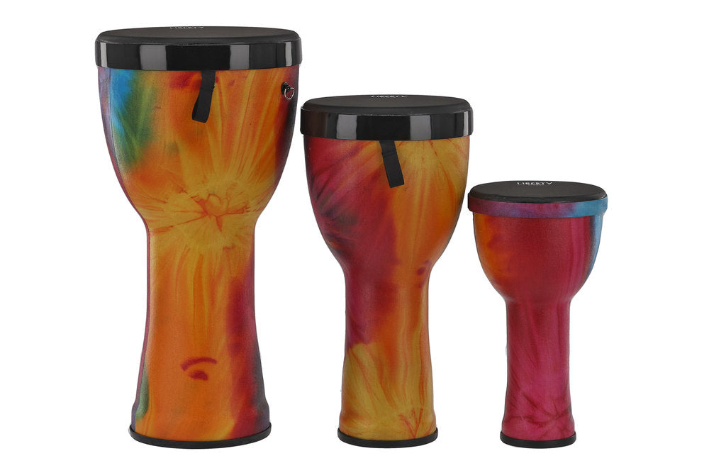 GEWA Liberty Series Nestable set di djembe 8", 10" e 12", Batik
