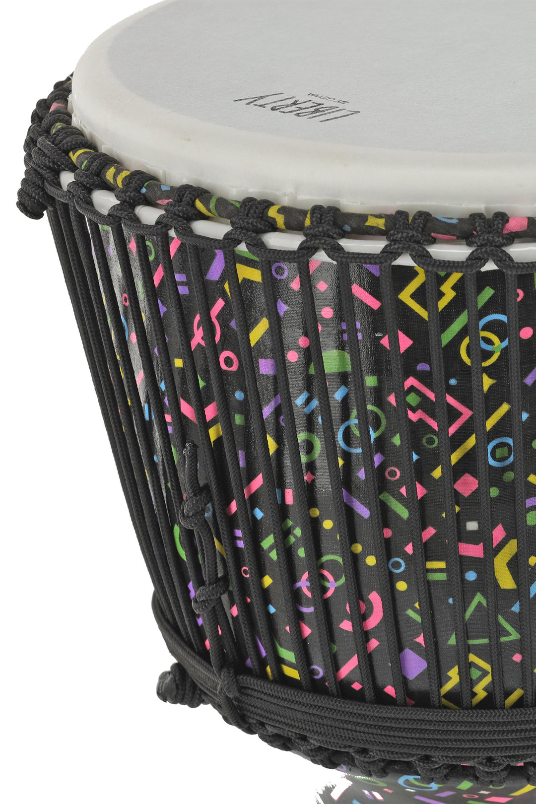GEWA Djembé Liberty Series accordato a corda - 14" Crazy Neon