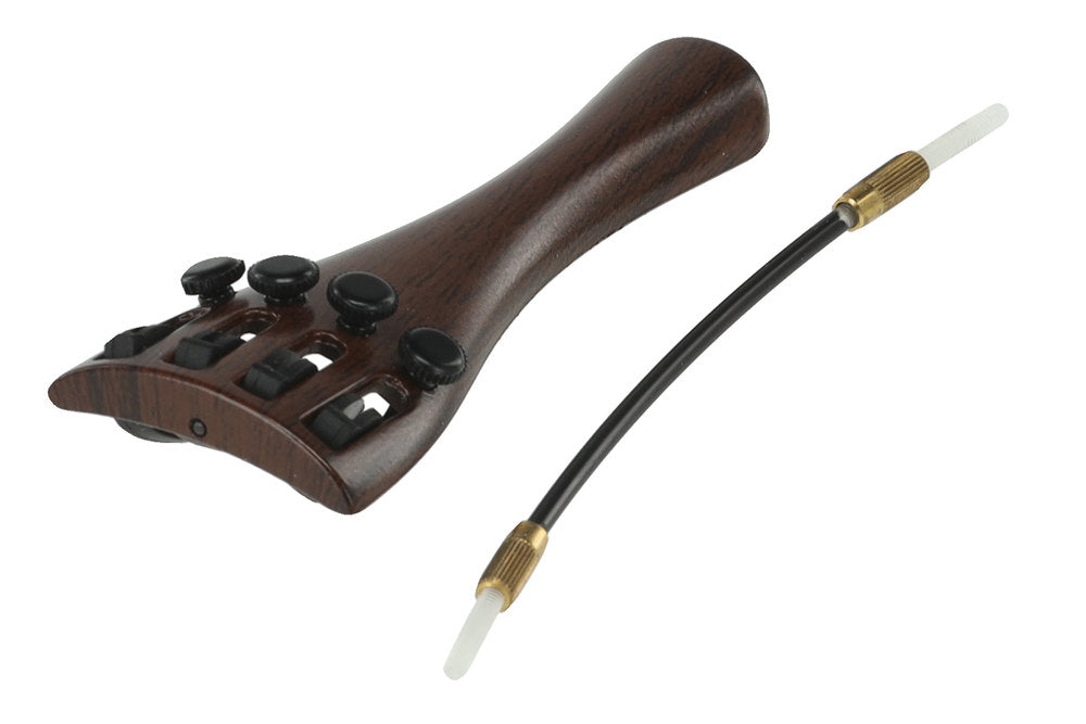 Wittner cordiera per violino 1/8, 4 fine-tuner, colore palissandro
