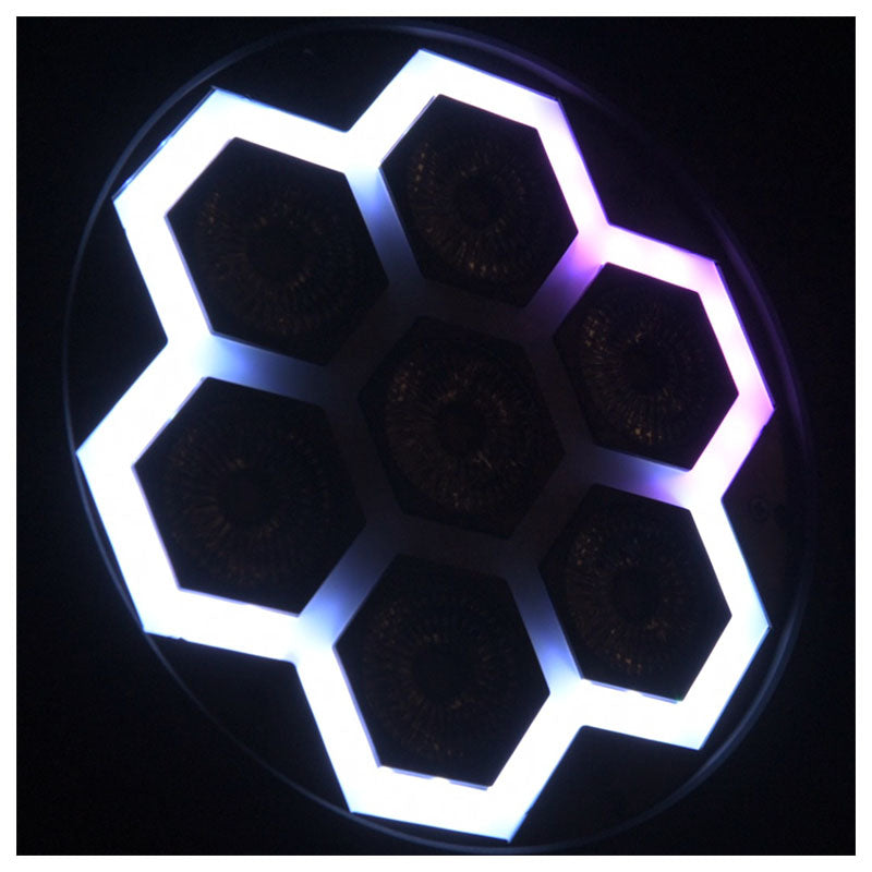 LIGHT4ME FRAME PAR 7x12 LED RGBW effetto luce spotlight