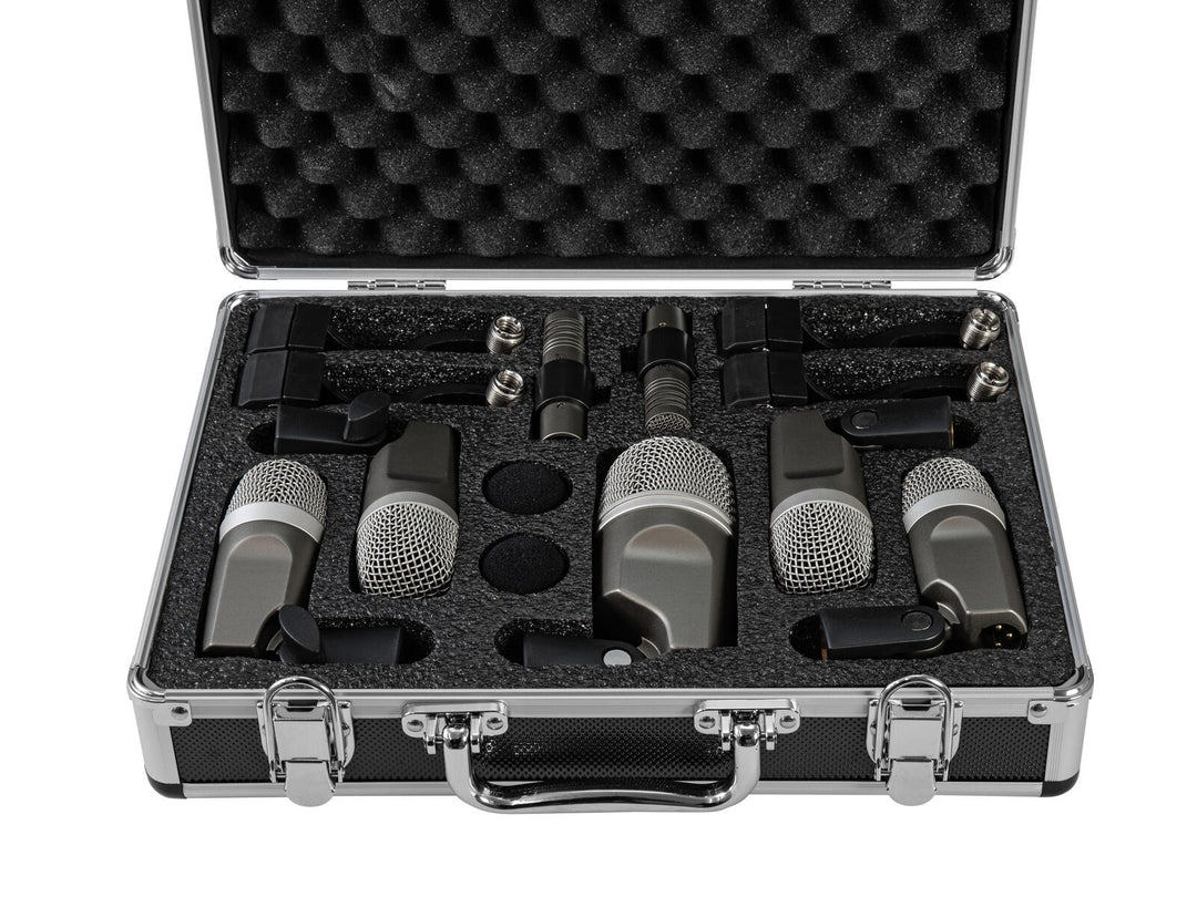 OMNITRONIC MIC 77-7LMH MK2 Set di microfoni per batteria