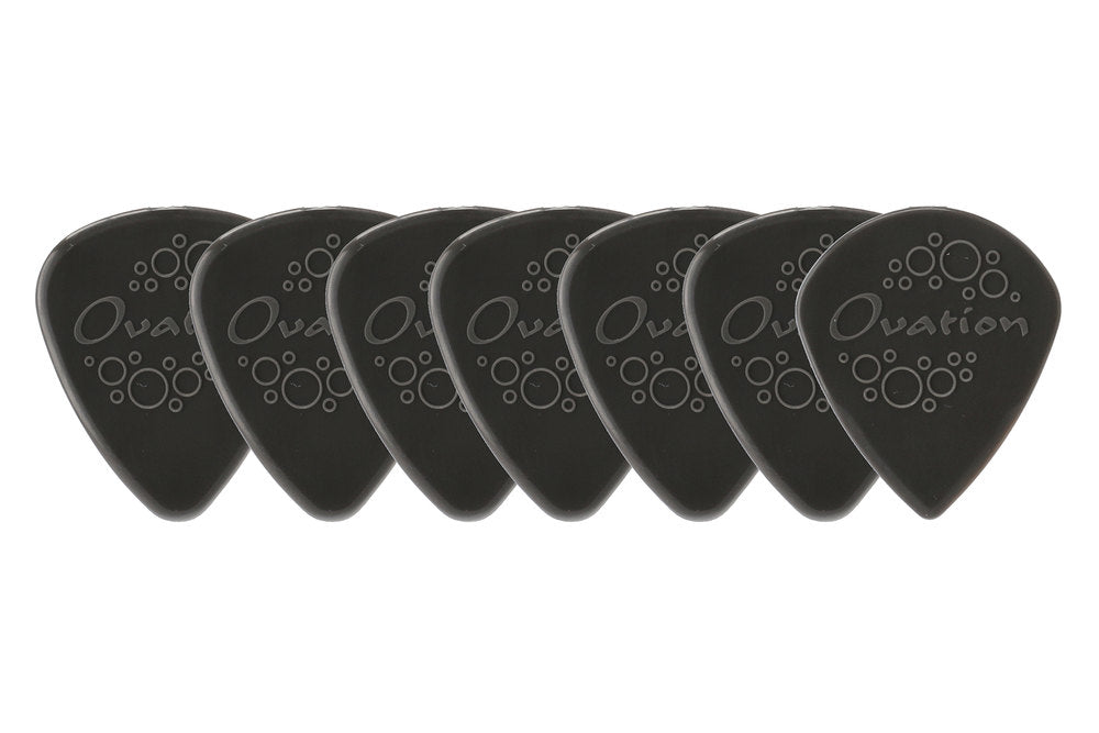 Ovation Diamond Standard plettri 351 1,60 mm, onyx black, 7 pezzi
