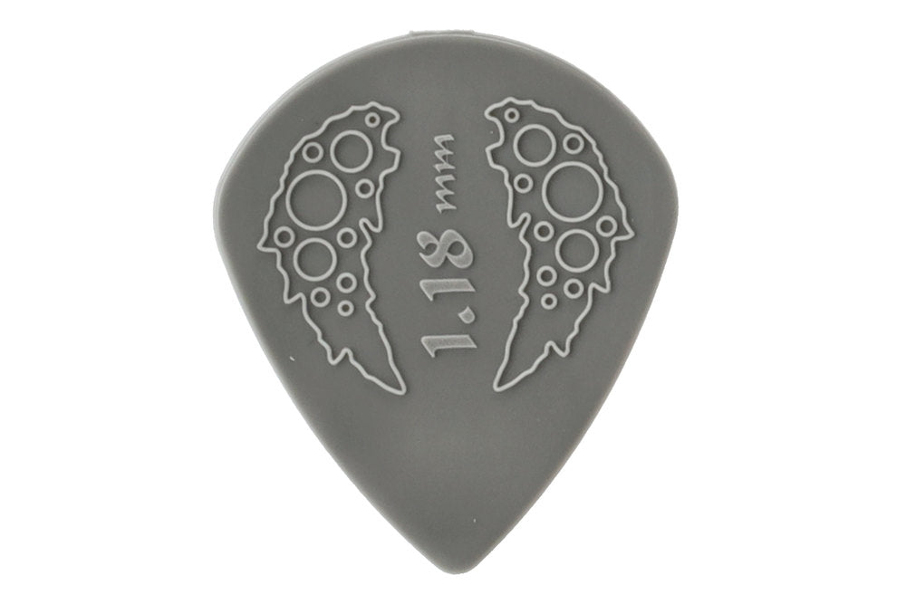 Ovation Diamond Grip Sharp Tip plettri 1,18 mm, sky gray, 7 pezzi