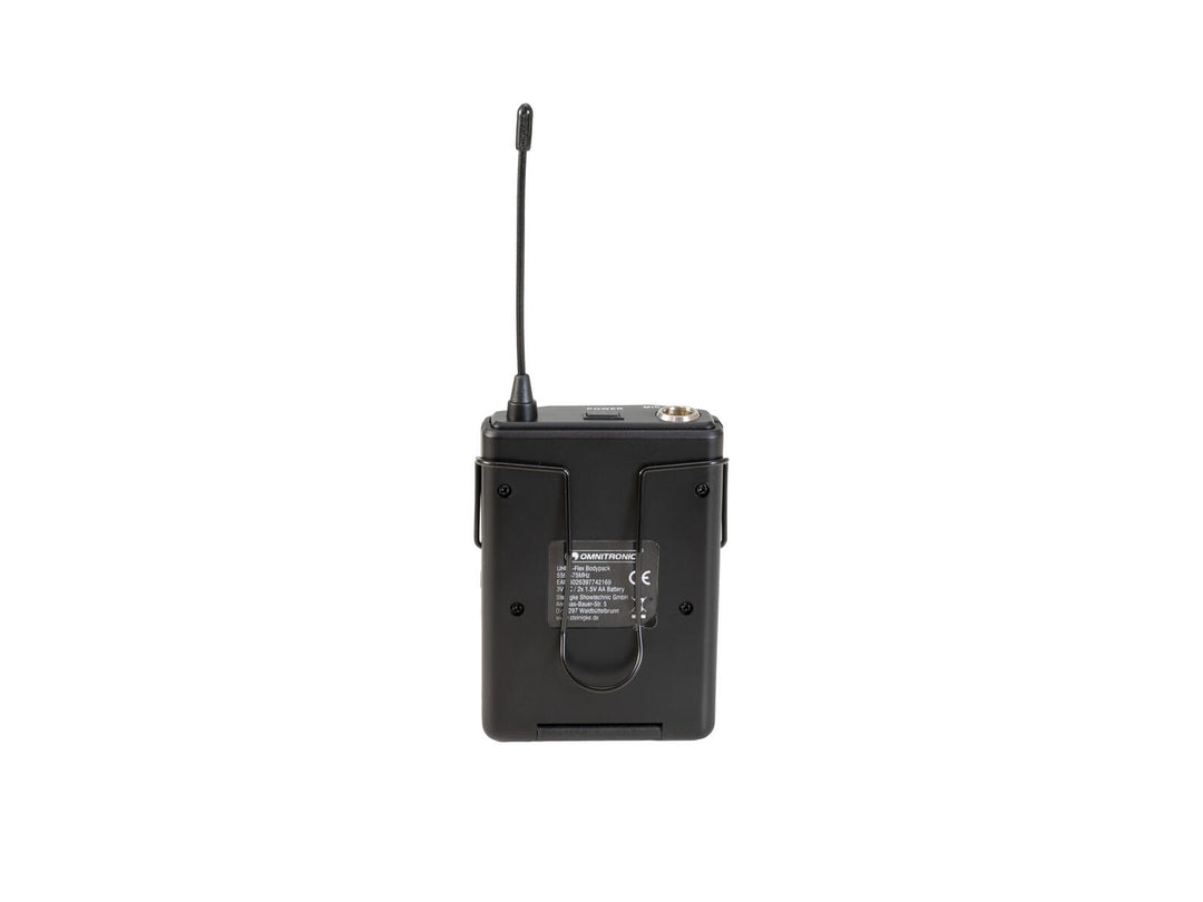 OMNITRONIC UHF E-FLEX Bodypack 559-575 MHz