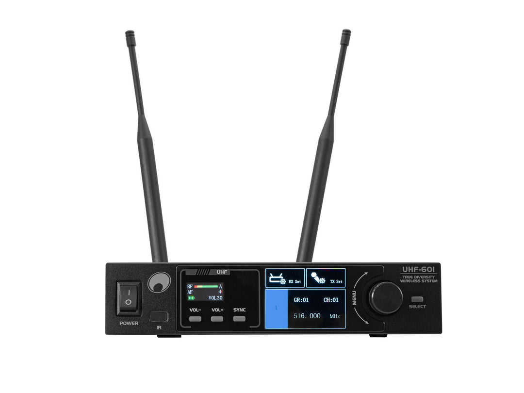 OMNITRONIC UHF-601 Sistema wireless per Microfoni a 1 canale 520-554 MHz