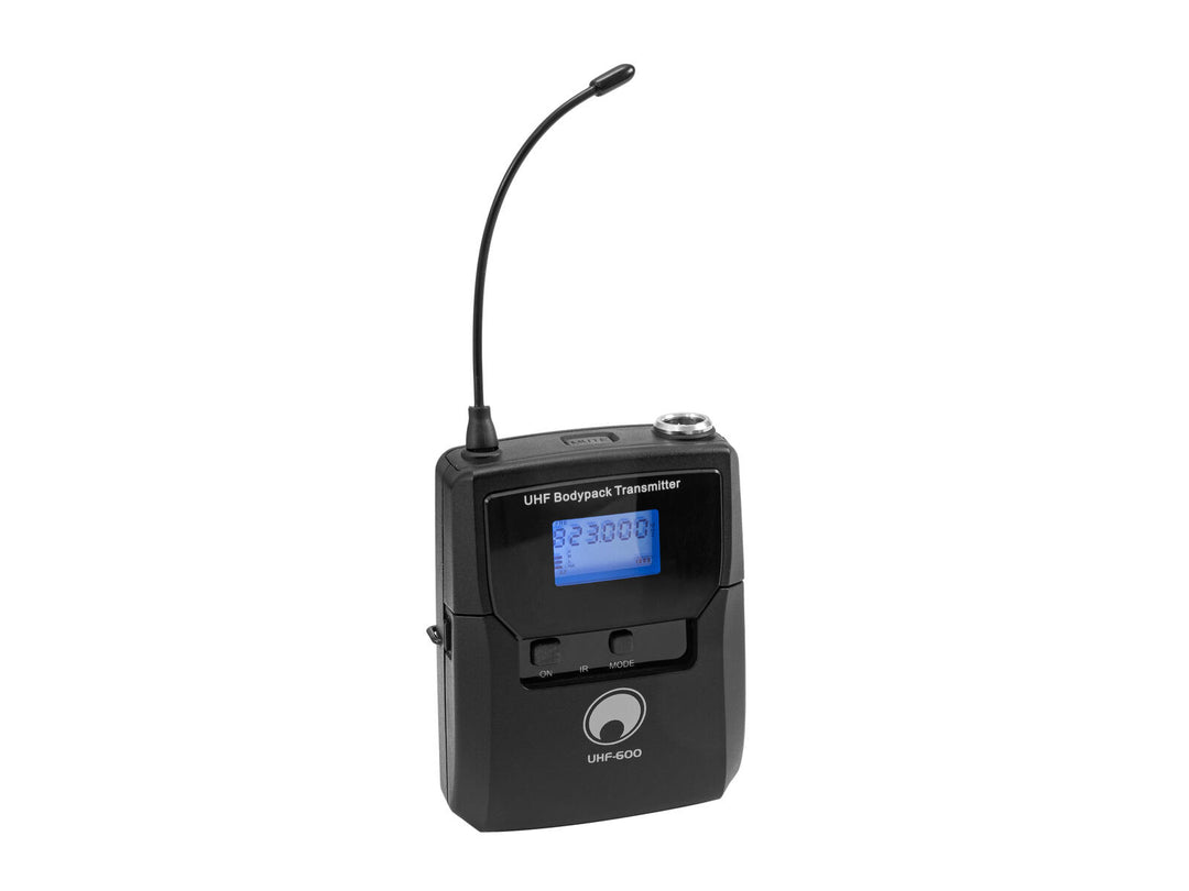 OMNITRONIC Bodypack UHF-600 823-832/863-865 MHz