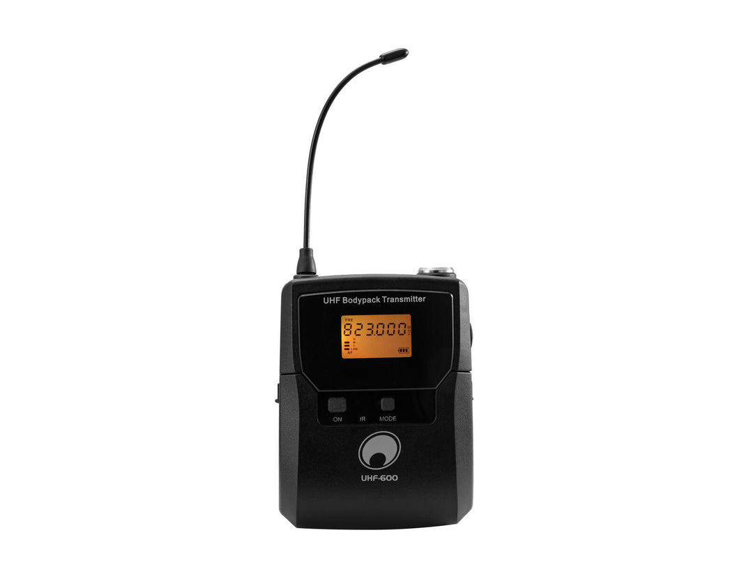 OMNITRONIC Bodypack UHF-600 823-832/863-865 MHz