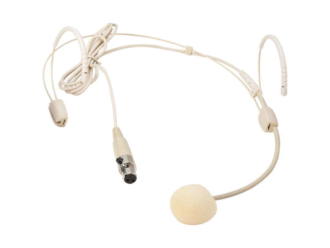 OMNITRONIC UHF-600 Microfono headset, color pelle