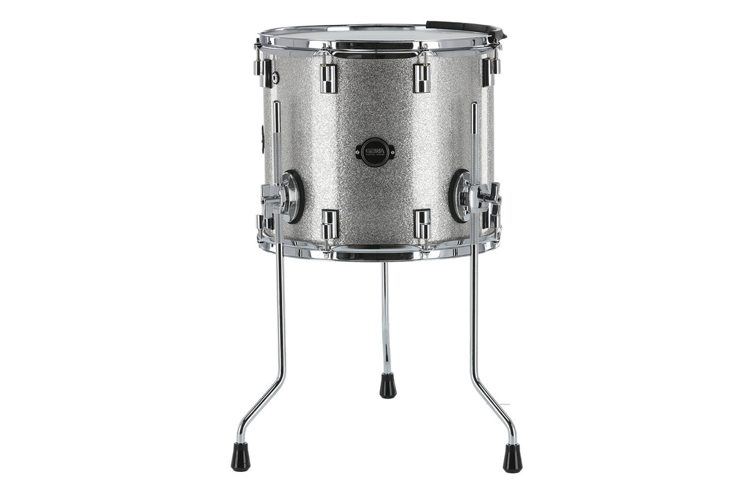 GEWA Fusto E-Drum Floor Tom - Silver Sparkle 14" (Silver Sparkle)