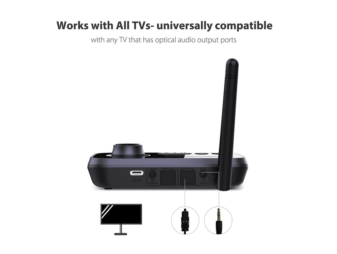 OMNITRONIC BDT-5.0 Bluetooth 5.0 Ricetrasmettitore