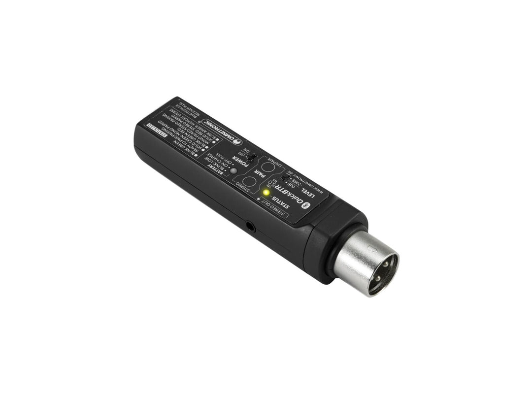 OMNITRONIC QuickBTR-5.0 XLR Aptx Bluetooth 5.0 Ricevitore